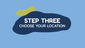 Lessons Learned - step three - choose your location